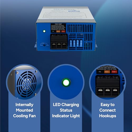 Image of RecPro 45 Amp RV Power Converter & Battery Charger | 4-Stage Charging