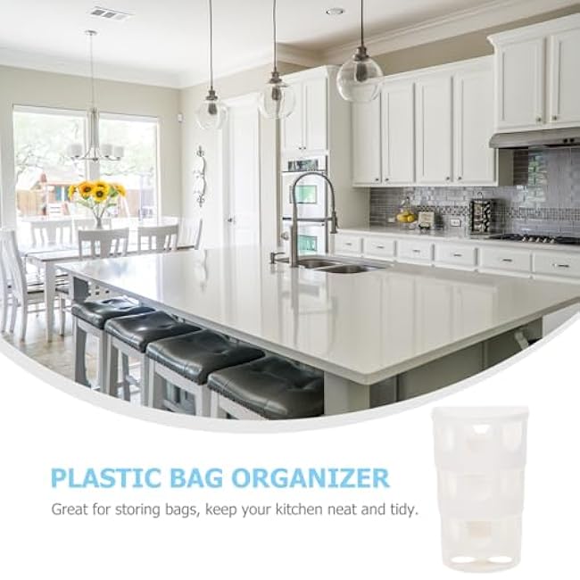 Plastic Bag Holder, Grocery Bag Holder Good for storing plastic bags under the sink,Wall-mounted space-saving sock organizer and panty organizer in the cloakroom