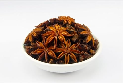 Sezhylee Star Anise Whole Pods 3.5oz Bulk Bag (1-Pack) All-Natural Chinese Star Anise for Baking, Tea & Mulled Wine Non-GMO Anise Stars Whole & Anis Estrellado