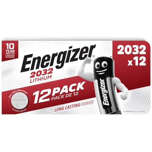 Energizer 12 x CR2032 Lithium Coin Batteries 3V...