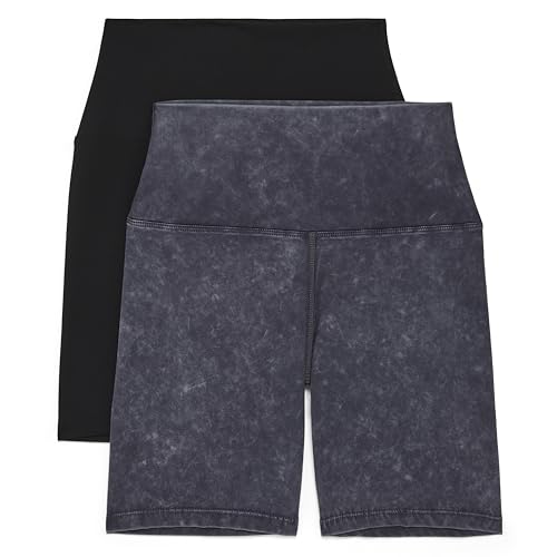 Jockey Women's 2-Pack Freedom Washed 7'' Bike Shorts