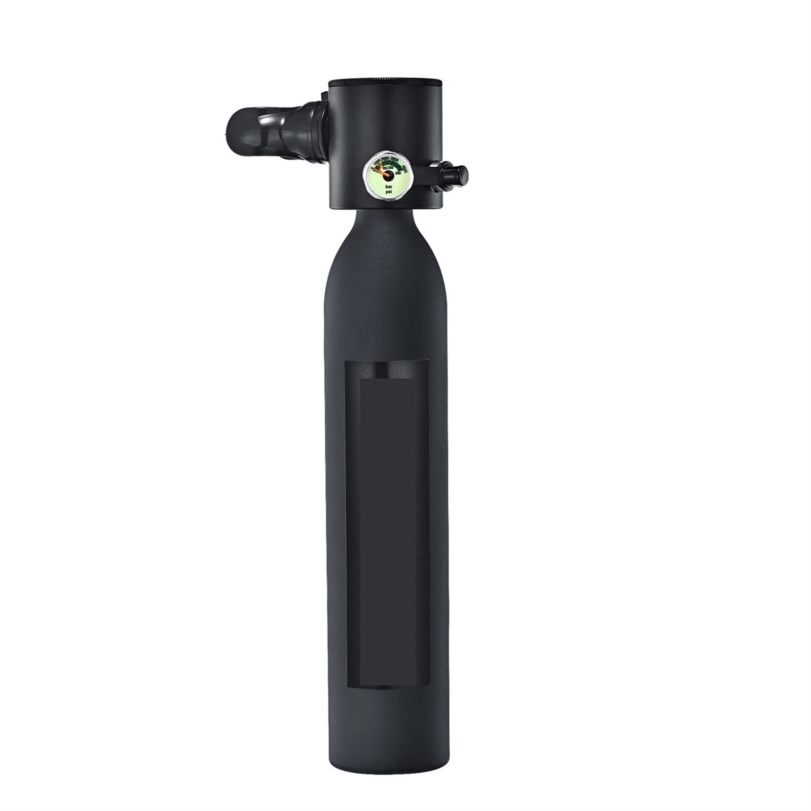 Attrezzatura subacquea Bombola Di Gas Di Riserva Di Emergenza Subacquea Portatile Dotata Di Un Set Completo Di Bombole Di Ossigeno For Respiratori Subacquei Utilizzo più sicuro(Black0.5L respirator)