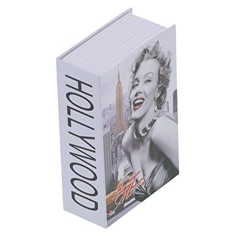 Mini Safe Box Originality Simulation Book Money Coin Box for Jewelry Cash Credit Cards for Office Room, Home Cover