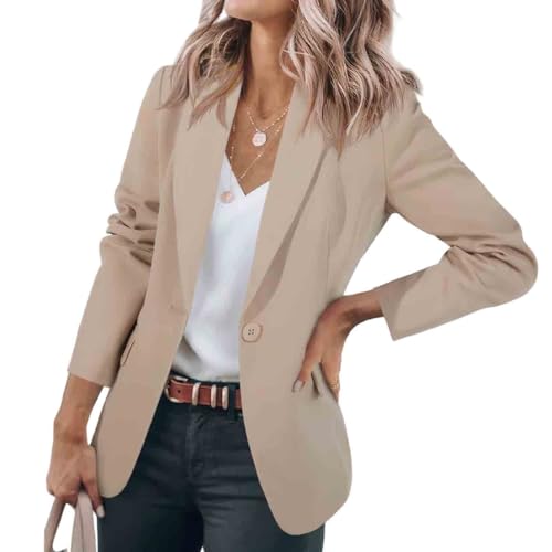 Blazers for Women Business Casual Open Front Long Sleeve Work Office Suit Jackets Blazer Oversized Lightweight Coats