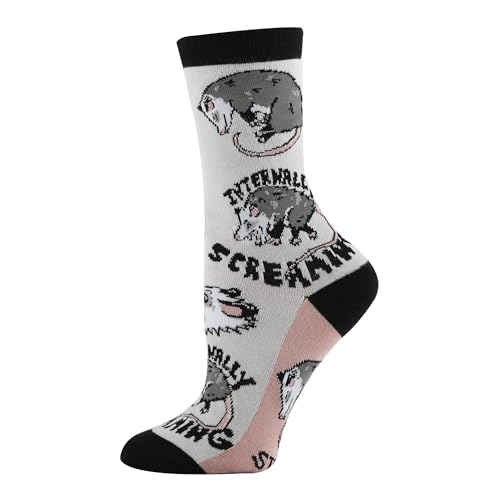 Image of ooohyeah Women's Novelty Crew Socks, Funny Saying Cotton Dress Socks