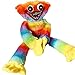 Pangyan Poppy Playtime Huggy Wuggy New Game Plushie - Bambola in peluche, 40 cm (iridescente)