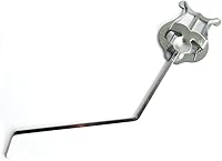 Vista 3 de Marching Lira Llave plana Euphonium Lyre Square Socket Music Sheet Clip Holder niquelado