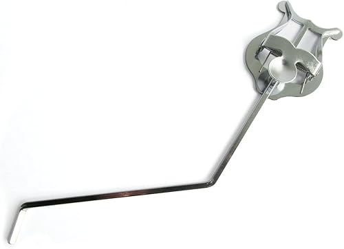 Miniatura 3 de TUOREN Marching Lira Llave plana Euphonium Lyre Square Socket Music Sheet Clip Holder niquelado