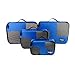 Produktbild TraLight ® Packing Cubes | Packwürfel | Packtaschen | Kleidertaschen für Koffer, Reisetasche, Handgepäck, Rucksack, Sporttasche | 4 teiliges Set (Blau)