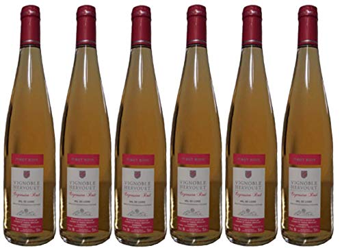 Pinot Noir 12%, Vino Rosado seco 2021, Val de Loire, 6 x 75cl.