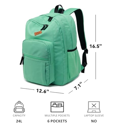 Image of abshoo Classical Basic Travel Backpack For School Water Resistant Bookbag | For School, For School
