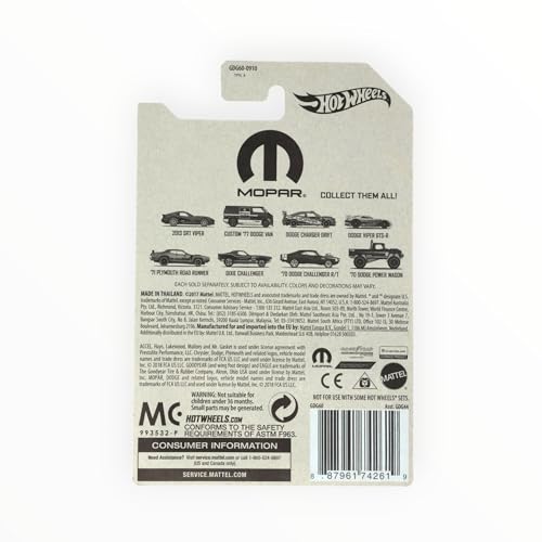 Hot Wheels 70 Dodge Charger R/T Mopar 2018 miniatura 2