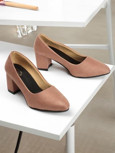 Image of Denill Women Solid Pumps Heels for Office, Party and Formal Occasions