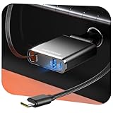 【2026 Ultra-Slim】SUPERONE Retractable Car Charger, USB-C Car Charger, 63W Fast Charging Car Phone Charger with Type C Cable, Car Accessories Adapter for iPhone 17/16/15/14/13, Samsung, iPad, RV Truck