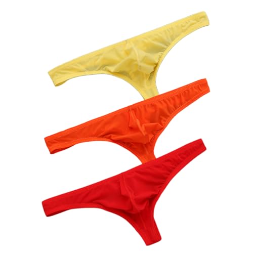 Men's Sexy Low Waist Briefs Sexy G-Strings Thongs Panties Pouch Underwear Bikini Underpants