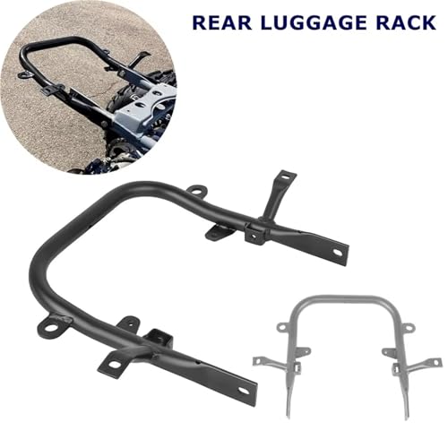 Porte-Bagages Moto Banshee 350 Support Queue Barre Appui Pare-Chocs Argent - 3