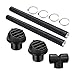 Mnrkaoic Tuyau de chauffage de voiture - 75 mm - Tuyau de ventilation - Kit d'accessoires pour chauffage auxiliaire Webasto Eberspacher