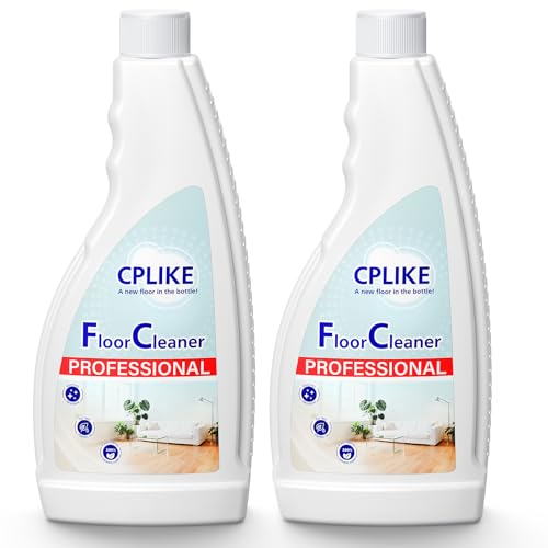 Image of CPLIKE Floor Cleaning Solution for Roborock QV 35A, Qrevo S5V, Q7 M5, Q10 S5, Saros 10, Saros 20, CurvX, F25, and All Robot Vacuums with Mopping, Tea Tree Scent, Residue & Streak Free