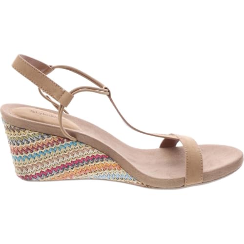 Image of Style & Co. Womens Mulanepwt Sequined Wedge Sandals