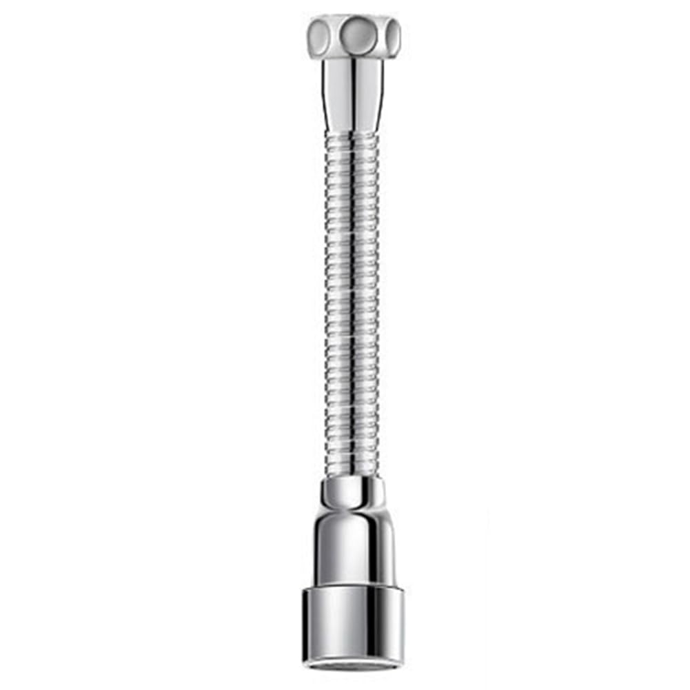 Jnchdghwa Silver Universal Faucet Extender, Water-Saving Design, Stainless Steel And Brass Construction, Kitchen Faucet Extension Rod