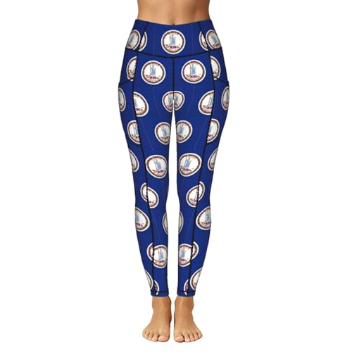 Leggings de Virginia para gimnasio: conjuntos fitness de mujer con bolsillos 2