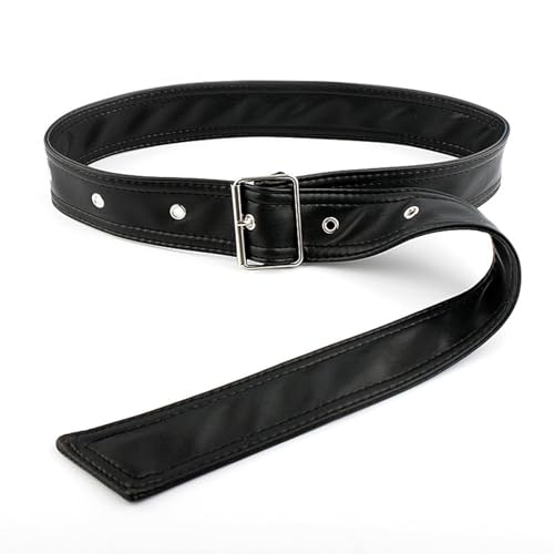 jojomis Overcoat Belt Long 120cm Sash Wide Decorative for Trench Coat Dress Skirt Jacket Adjustable PU Leather Belt3