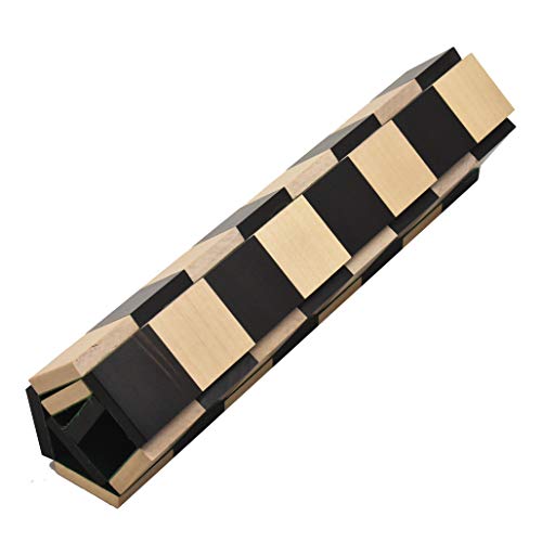 Échiquier compact en bois d'ébène pour jouer sans encombrer votre salon