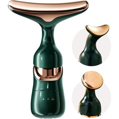 Image of TEKCOOL 3 in 1 Anti Wrinkles Neck Eyes,Vibration Facial Massager for Skin Care,Face Sculpting Tool Multifunctional Neck Face Massager Beauty Device