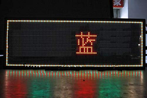 GOWE 32 * 96dots LED Moving pantalla, cartel, interior de colores crea azul, 2pcs/Lot, color RGY-Tri; Alto brillo