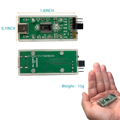 Adaptateur USB-C vers TTL UART DSD TECH pour programmation de microcontrôleur - 5