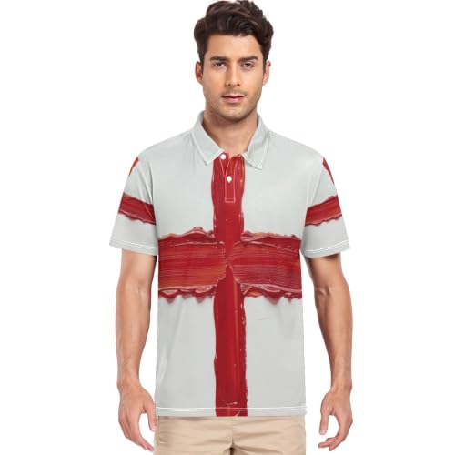 Polo Angleterre homme anti-transpiration séchage rapide manches courtes