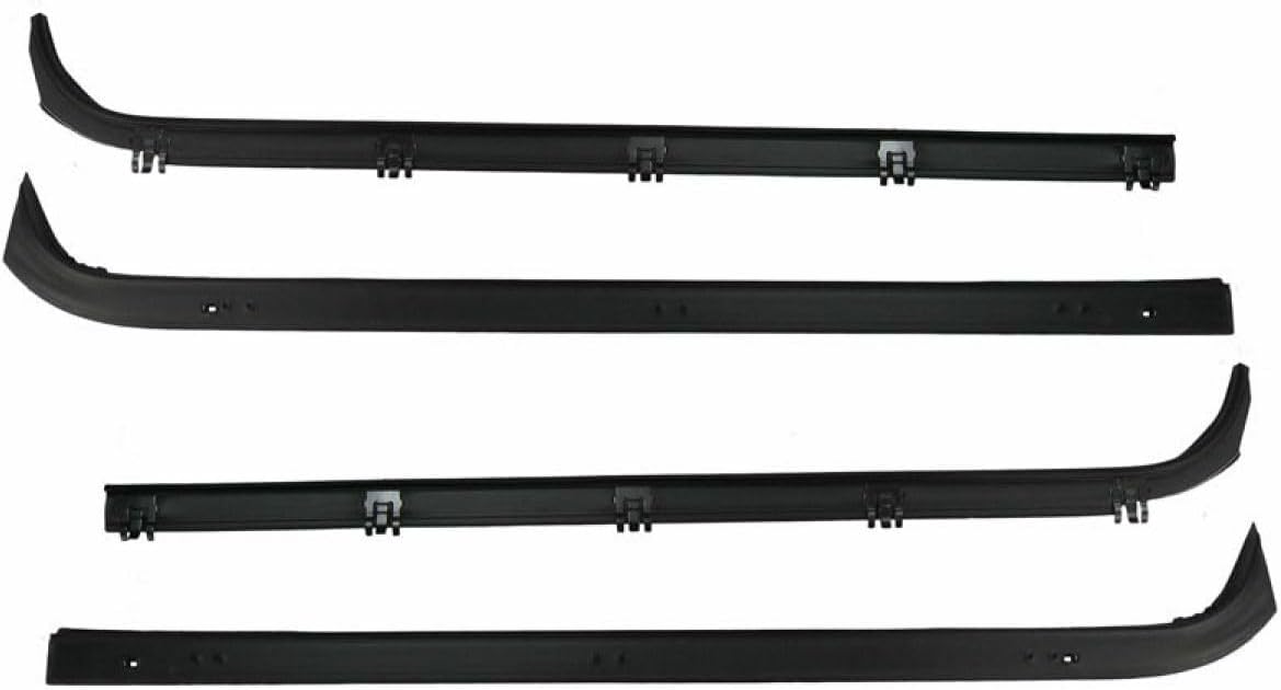 Door & Window Run Channel Sweep Felt Front Seal Kit for Ford for Bronco 1980-1986 for F150 1980-1986 for F250 1980-1986 for F350 1980-1986 for F- 100 1980-1983 Truck