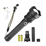 【Múltiples funciones】 La luz de la antorcha de mano fácil de usar y Ultra Bright es adecuada para trabajar, caza, escalada, pesca, camping, búsquedas específicas, barbacoa, caminata nocturna, uso general del hogar, y más actividad interior / exterior, etc. Añade un Herramienta de iluminación duradera y confiable para su camión, equipo de camping y herramienta de salvamento.