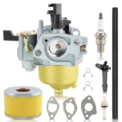 GX160 Carburetor for Honda GX120 GX140 GX160 GX168 GX200 5HP 5.5HP 6.5HP Engine, Replaces 16100-ZH8-W61 16100-ZE1-814 16100-ZE1-825, with Air Filter Turn Up Kits