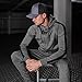 COOFANDY Men Casual Sweatsuit 2 Piece Fashion Activewear Tracksuit Set Jogging Suits Sets with Zippered Pockets (Dark Grey Textile M)