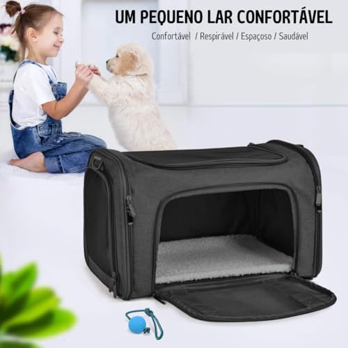Bolsa Transportadora de Cães e Gatos Pequenos e Médios (até 6,8 kg), Transporte Gato, Transporte Cac