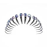 TBOSEN 18PCS Stainless Steel Stretching Kit Taper Bend Expander O-Ring Round | Flower | Heart | Cat Top Body Piercing Jewelry Set