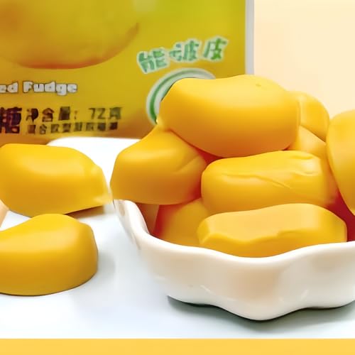 Crystal Candy Mango-Geschmack | Wachsbonbons | Essbare Kristalle | Fruchtbonbons | Chinesische Asiatische Süßigkeiten | Großpackungen | 72 G