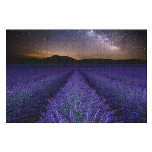 Puzzle Campos del Paraíso, 1000 piezas de puzzle para niños, puzzles de madera, adecuado para adultos, juego educativo, (75 x 50 cm)