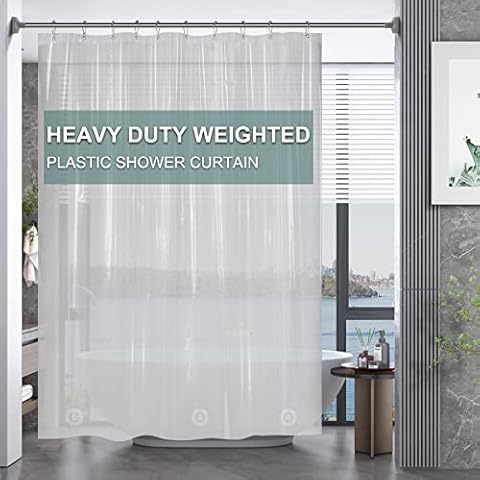 AmazerBath Plastic Shower Curtain Cover