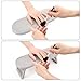 Hedume 3 Pack Nail Arm Rest, Foldable Nail Hand Rest, Plastic Nail Hand Pillow Nail Art Accessories Tool for Nail Tech, Manicure, Pedicure, Salon, Home Use