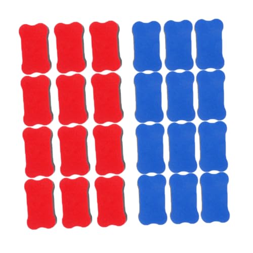 ERINGOGO Cute Whiteboard Eraser 24pcs Reusable Erasers for and Adults Erasable Whiteboard Non-
