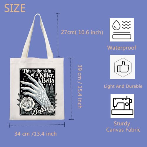 This Is The Skin Of A Killer Gift Vampire Movie Bella Fans Gift Novel Readers Ed & Bella Lovers Tote Bag2
