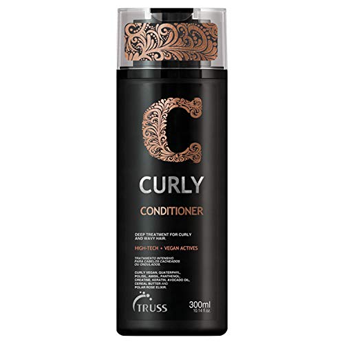 Truss Curly Conditioner - Restore, Repair & Strengthen Curly, Wavy, Highly Textured, Dense & Damaged Hair. Define, Detangle, Controls Frizz, Block Humidity For All Curly Hair Types, Lengths, Textures #TOP6