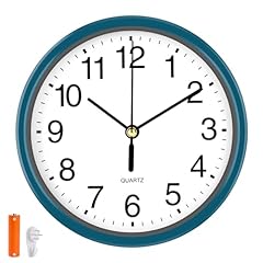 Eterna Hora Silent Wall Clock Non Ticking, 6 Inch Wall Clocks Battery Operated, Small Analog Clock