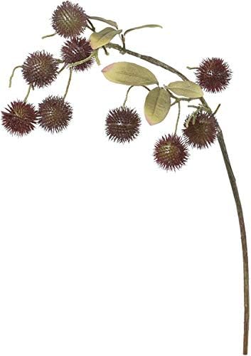 Amazon Co Jp Asca 造花 チャイブ バーガンディ 全長60cm A 015 Home Kitchen