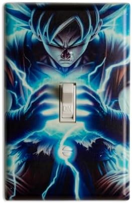 Anime Light Switch Cover – Dragon Printed Wall Plate Room Decor WP-40 image 5