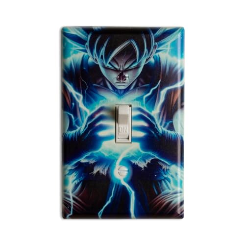 Switch Fun Anime Light Switch Cover – Dragon Printed Wall Plate Room Decor WP-40