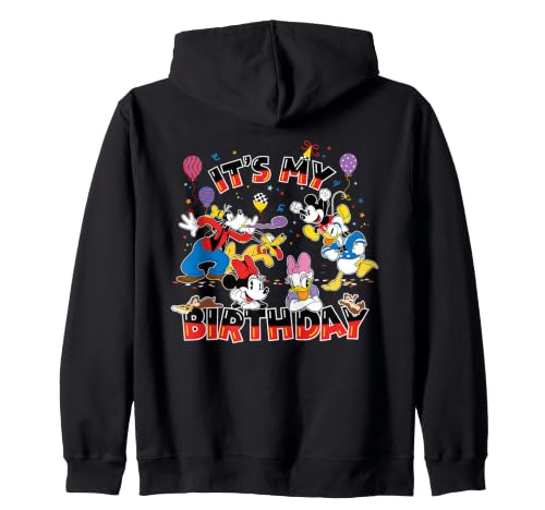 Disney Mickey & Friends Retro It's My Birthday Party Sudadera con Capucha