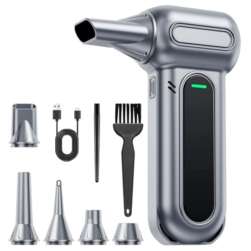 BANKKY Plumero de aire eléctrico 3Gear 130000RPM motor sin escobillas con batería de 4000 mAh